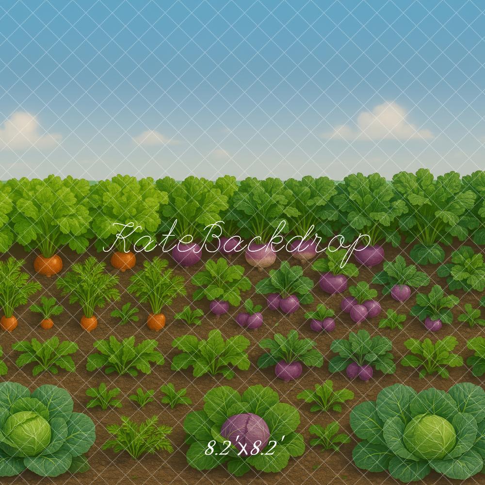 Kate Vegetable Garden Backdrop Designed by Megan Leigh - Kate Backdrop AU