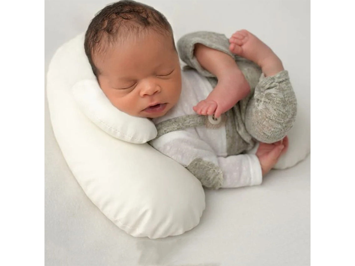 Kate Newborn White Moon Crescent Shape Posing pillows for Photography - Kate Backdrop AU