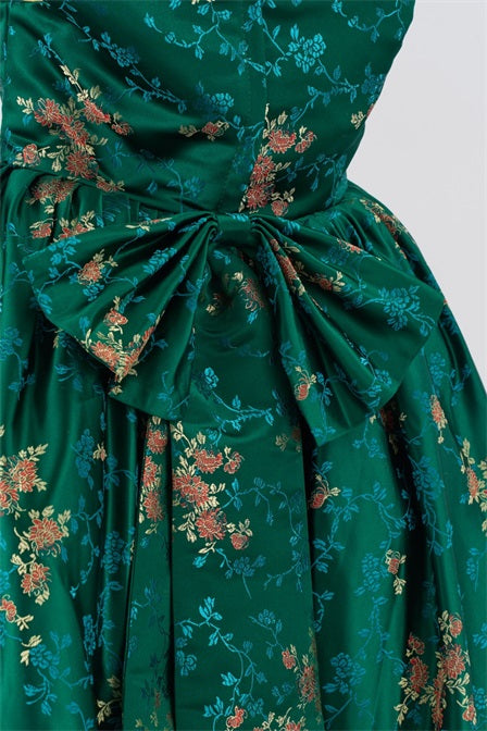 Kate Couture Green Floral Princess Girls Dress for Photography