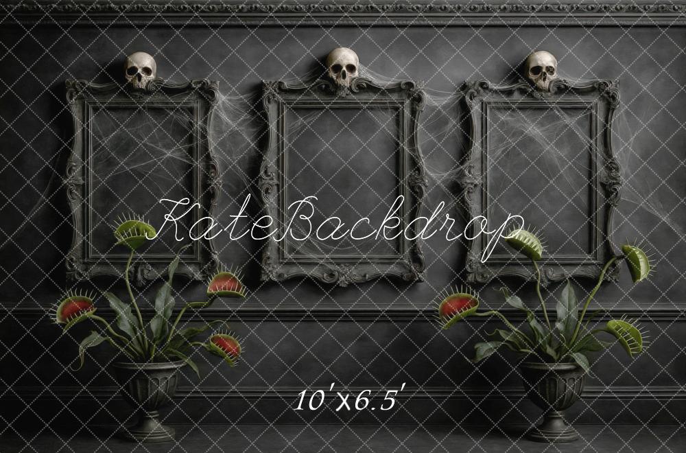 15% OFF Kate Halloween Skull Retro Wall Backdrop Designed by Mini MakeBelieve - Kate Backdrop AU