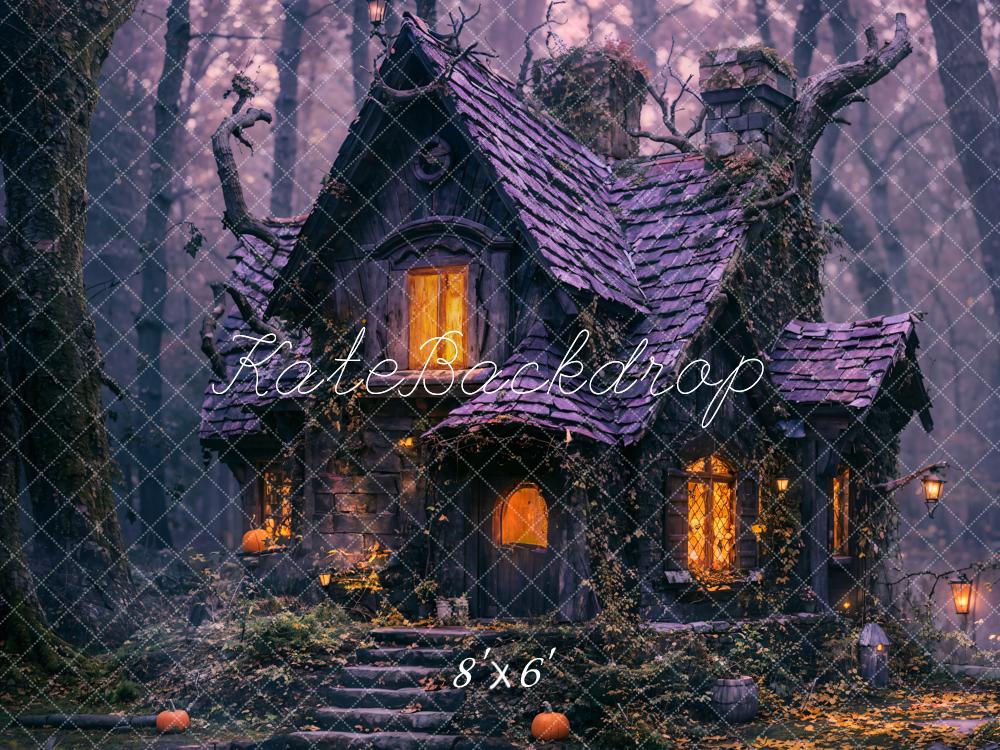 Kate Halloween Forest House Backdrop Designed by Emetselch - Kate Backdrop AU