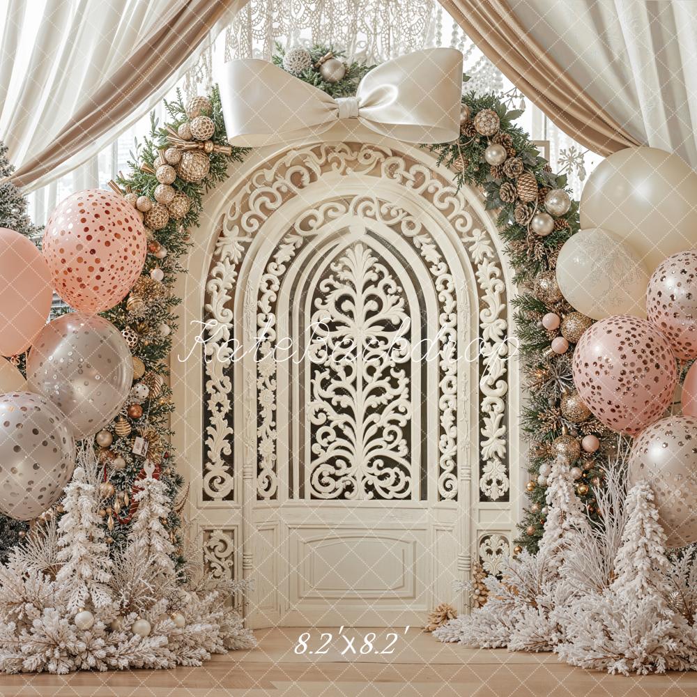 Kate Christmas Wedding Arch Backdrop Designed by Emetselch