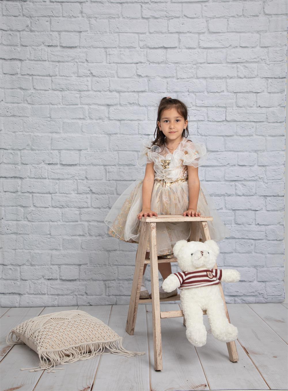 Kate White Brick background Backdrop for Photography or Birthday - Kate Backdrop AU