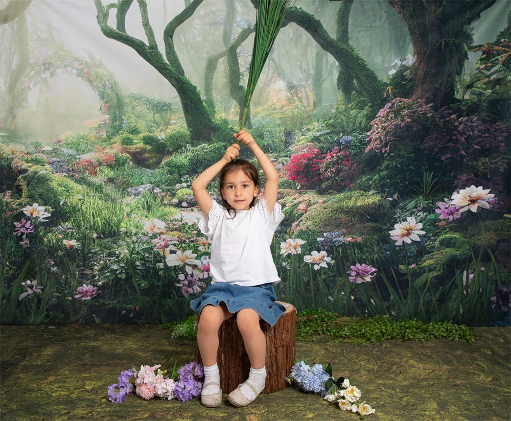 Kate Secret Jungle Backdrop Fairy Tale Elves Designed by Chain Photography - Kate Backdrop AU