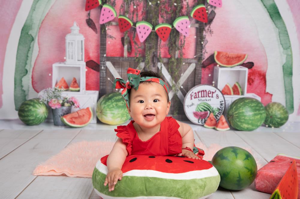 Kate Watermelon Celebration Backdrop Designed by Mandy Ringe Photography - Kate Backdrop AU