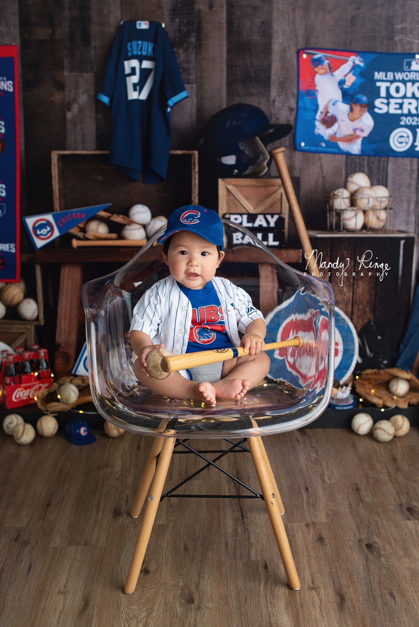 Kate Vintage Baseball Sports Backdrop Designed By Mandy Ringe Photography - Kate Backdrop AU