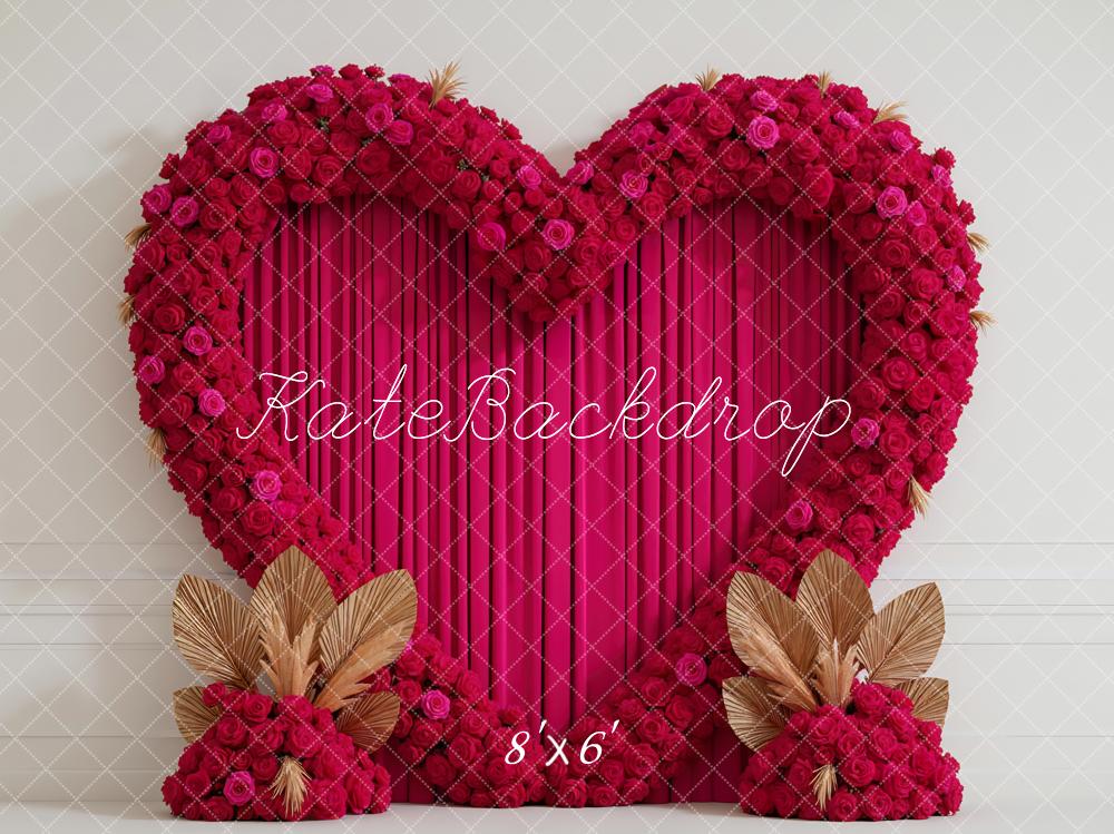 Kate Heart Roses Valentine's Day Backdrop Designed by Mini MakeBelieve - Kate Backdrop AU