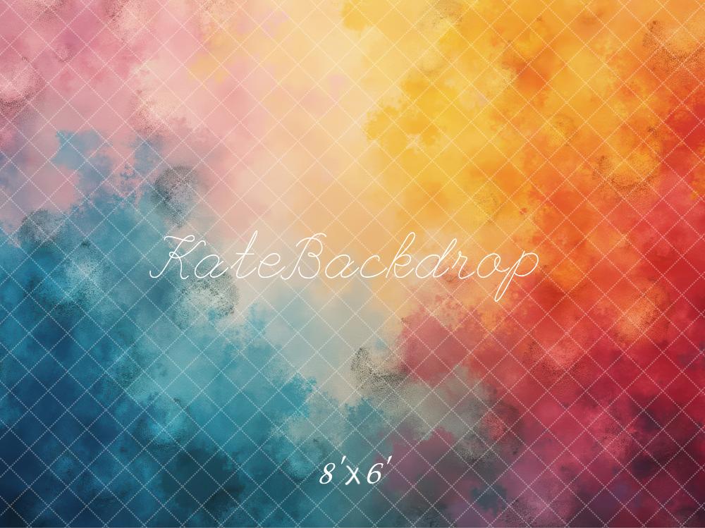 Kate Abstract Colourful Gradient Backdrop Designed by Laura Bybee - Kate Backdrop AU