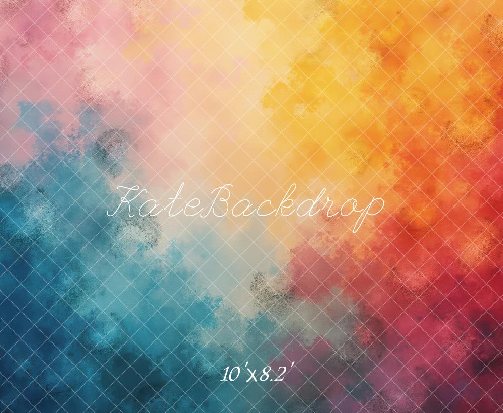 Kate Abstract Colourful Gradient Backdrop Designed by Laura Bybee - Kate Backdrop AU