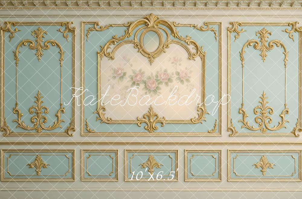 Kate Ornate Wall Rose Painting Backdrop Designed by Mini MakeBelieve