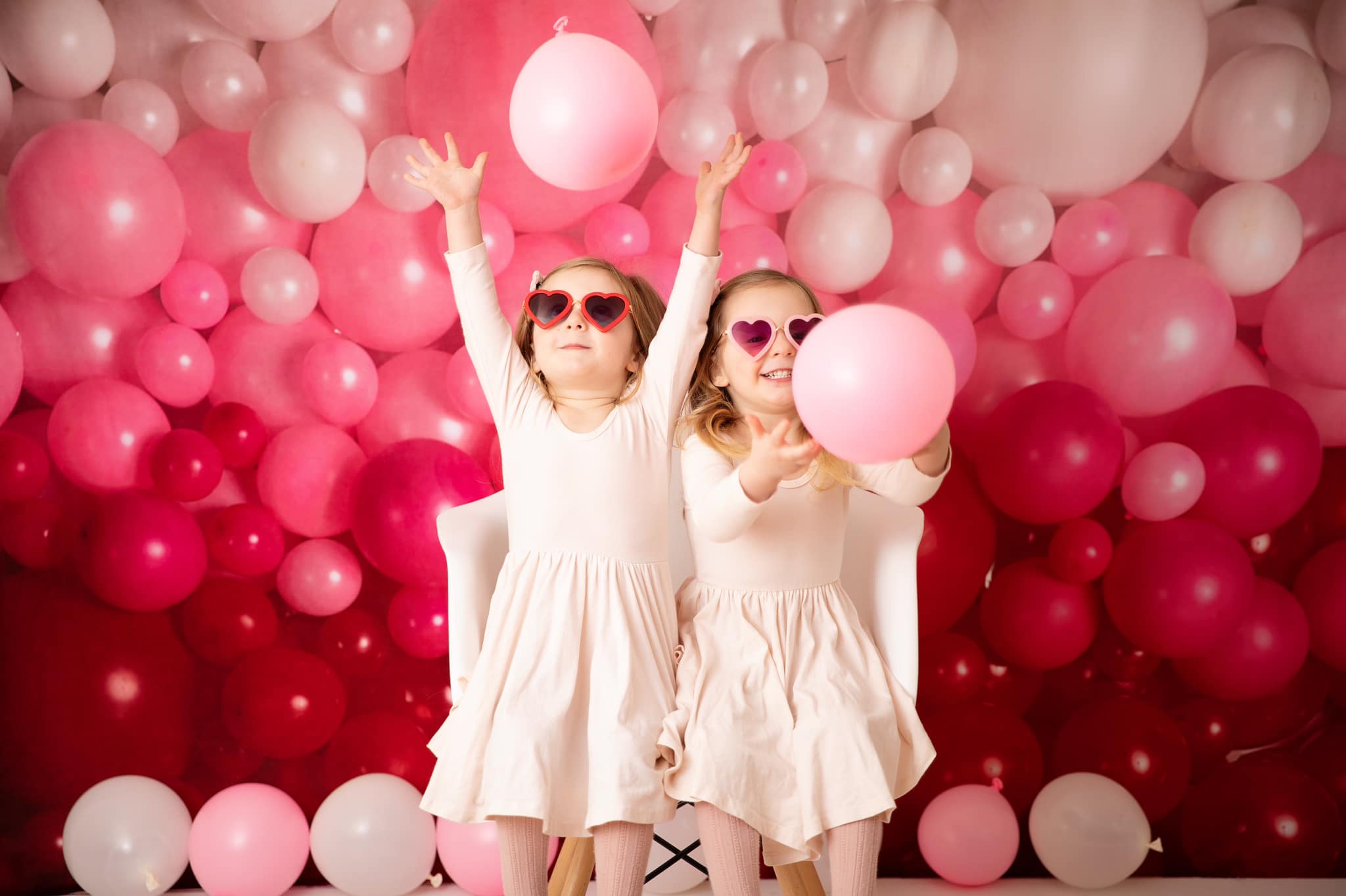 Kate Valentines Day Balloon Wall Backdrop for Photography Designed by Mandy Ringe Photography - Kate Backdrop AU