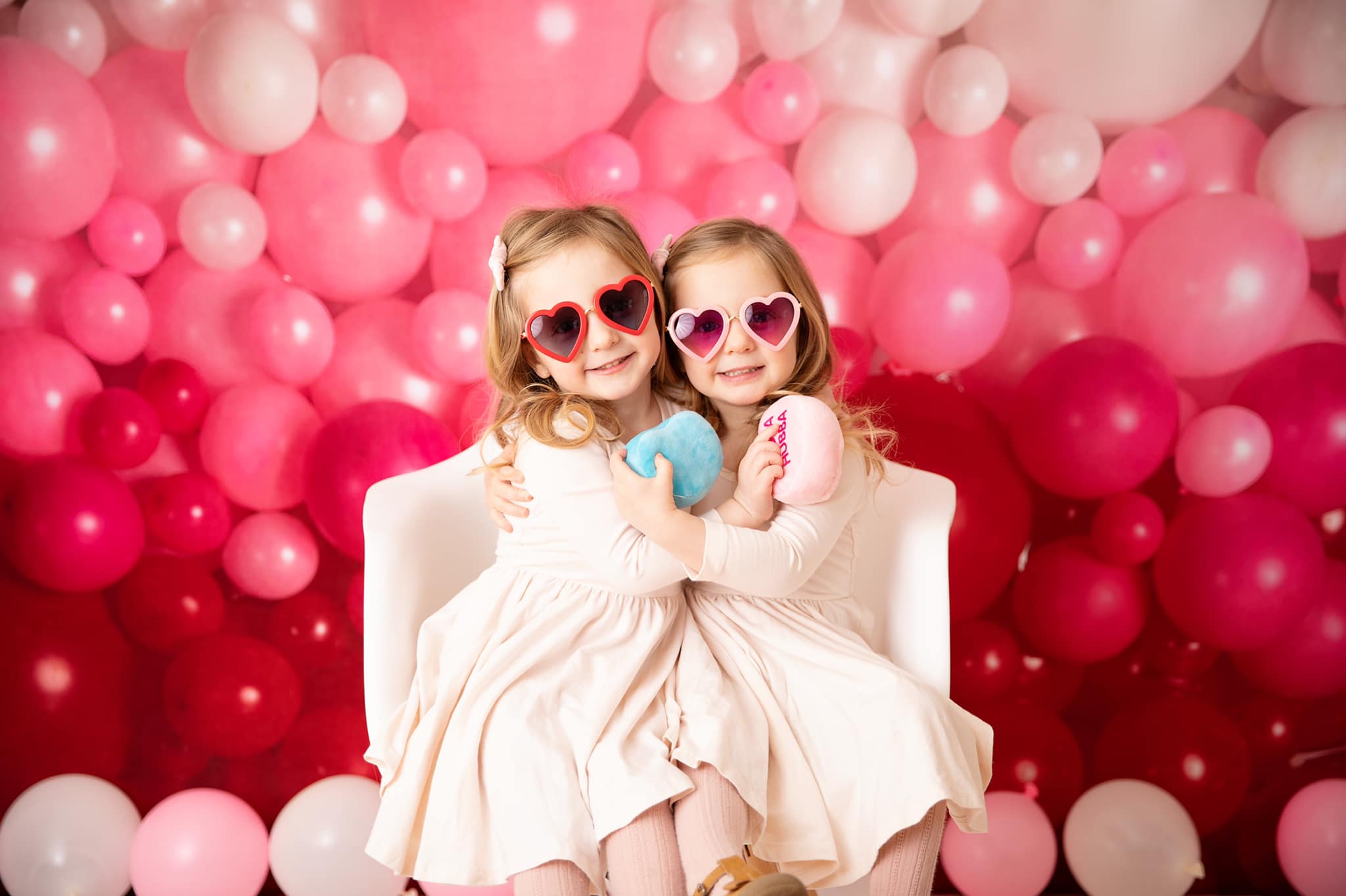 Kate Valentines Day Balloon Wall Backdrop for Photography Designed by Mandy Ringe Photography - Kate Backdrop AU