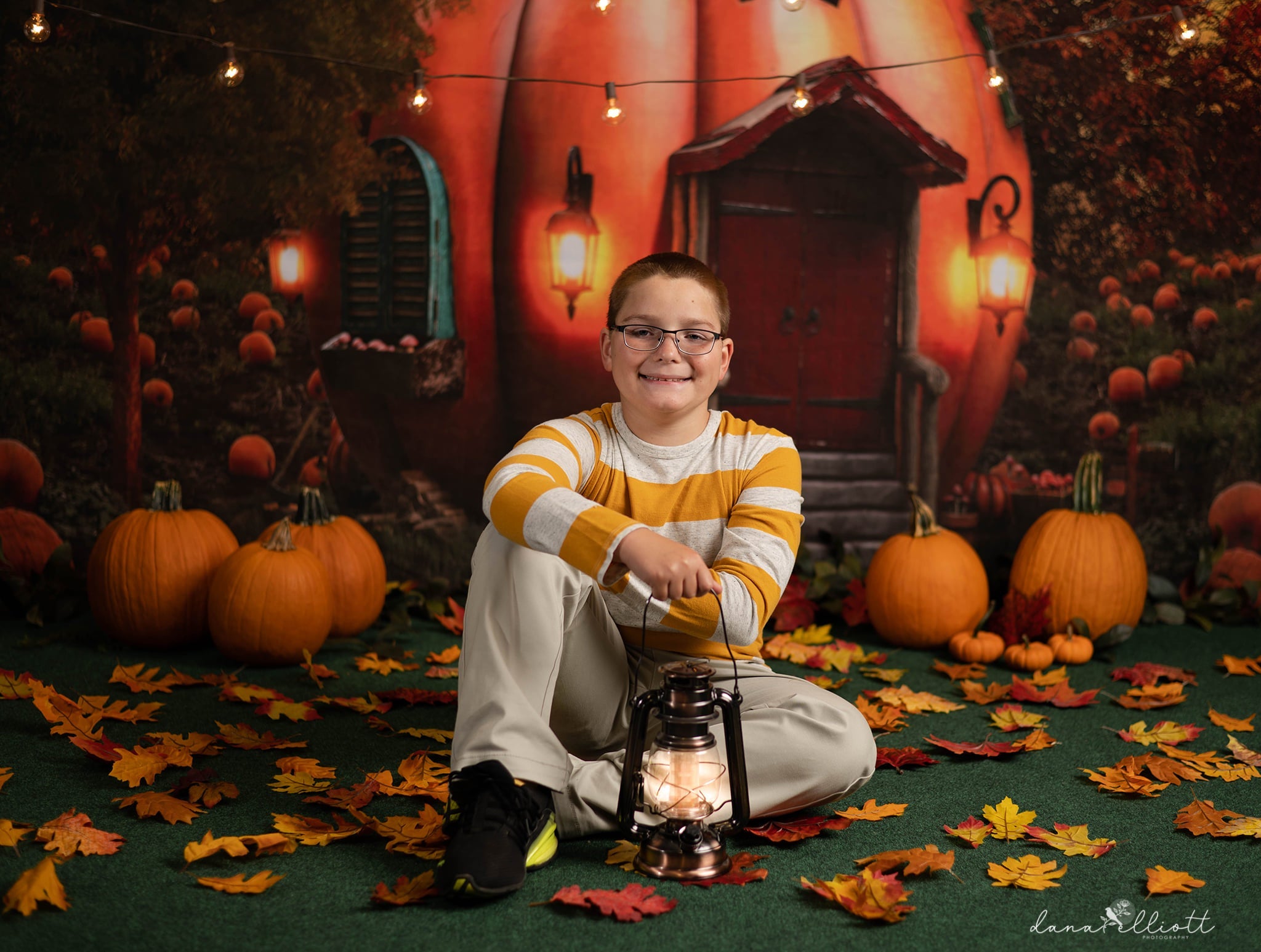 Kate Fall Pumpkin Backdrop Lights for Photography - Kate Backdrop AU
