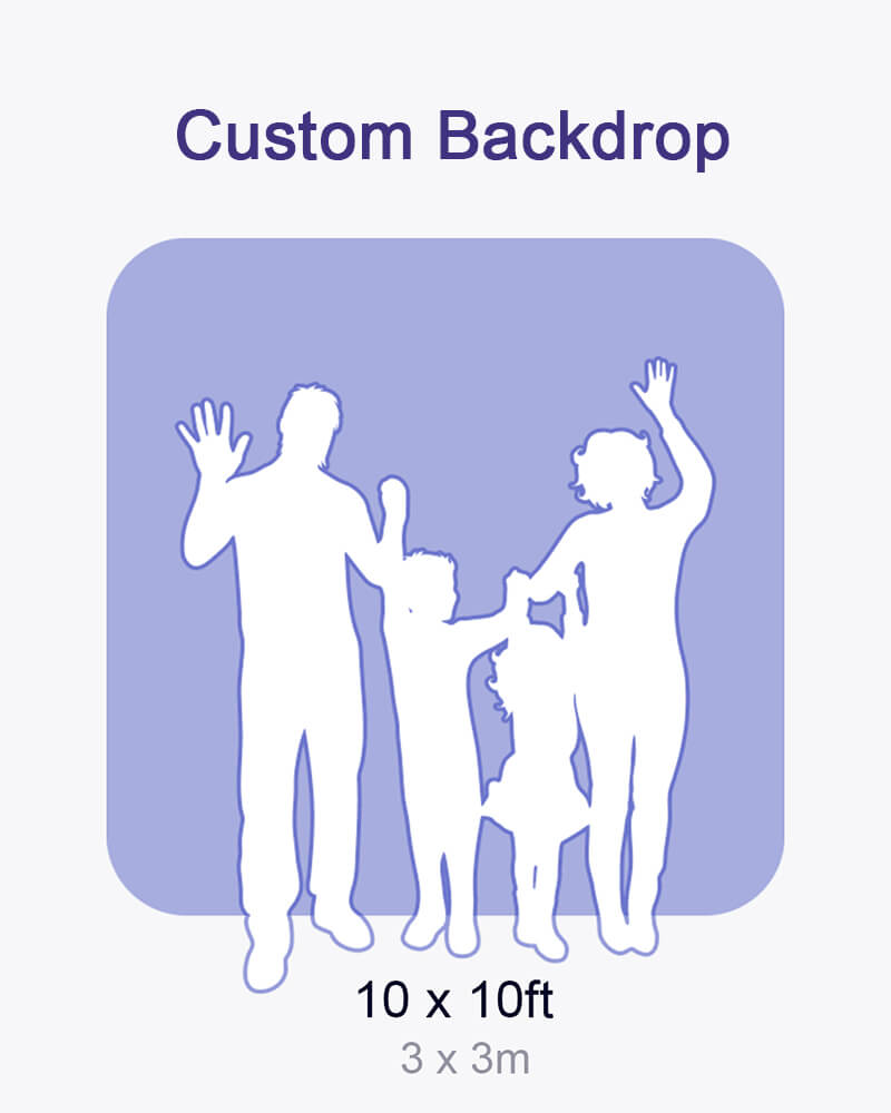 Kate Custom Photography Fabric Printed Backdrop (Size: width x height) - Kate Backdrop AU