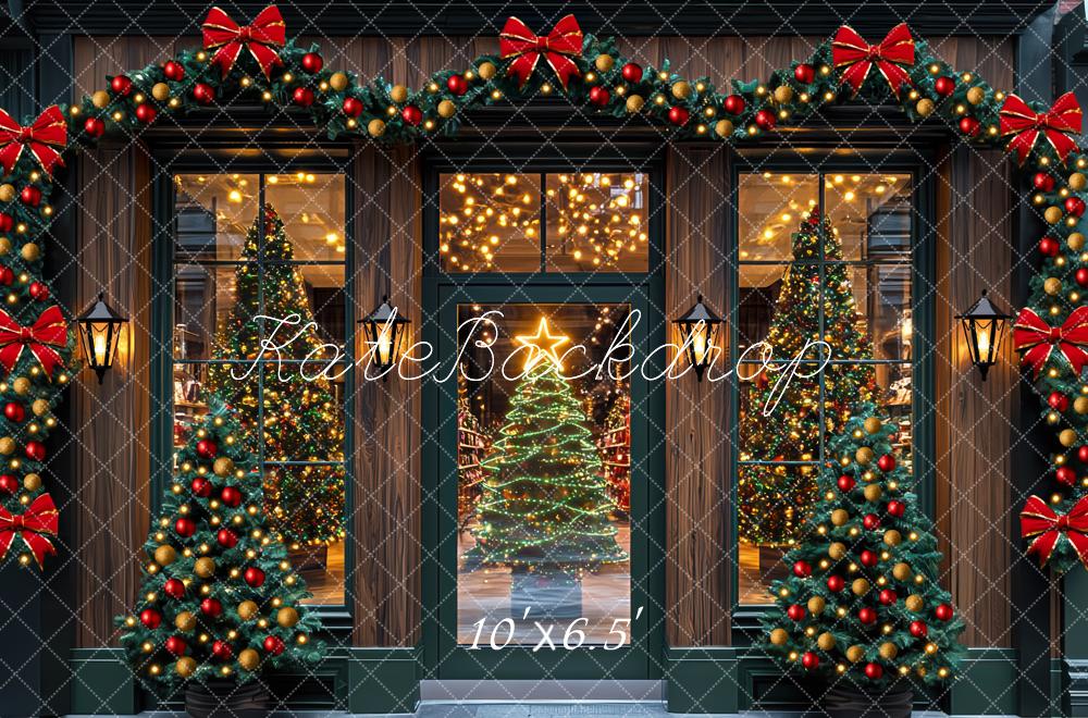 Kate Christmas Shopfront Tree Backdrop Designed by Mini MakeBelieve - Kate Backdrop AU