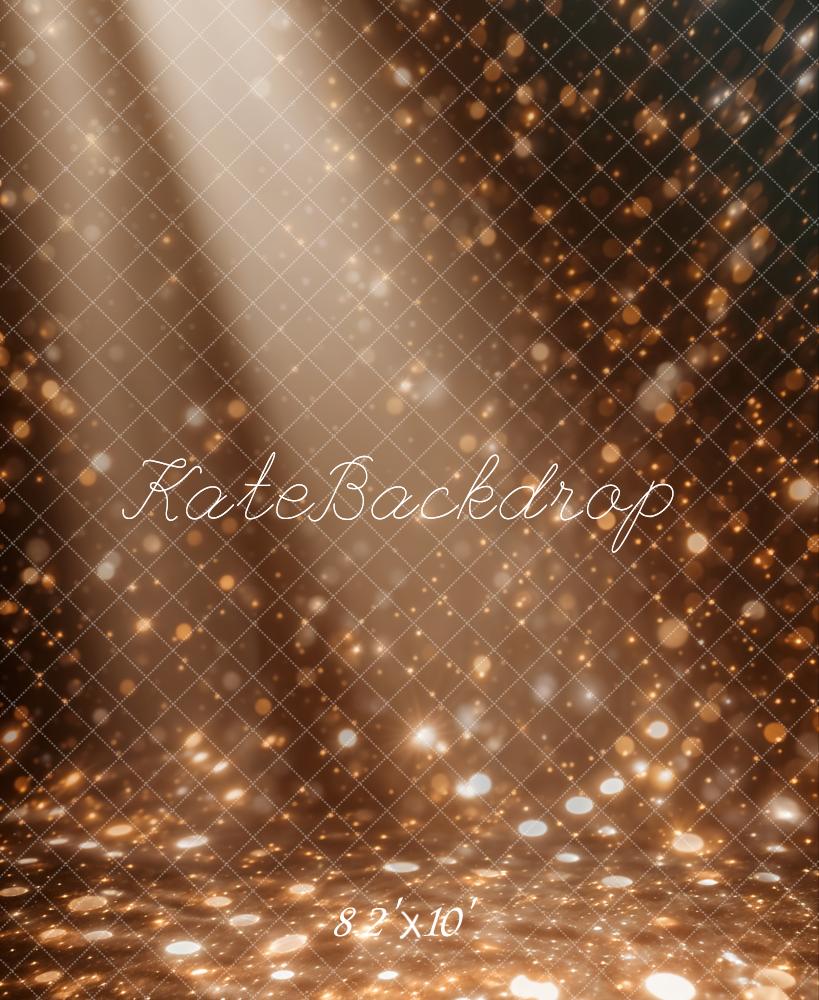 Kate Golden Bokeh Light Rays Backdrop Designed by Chain Photography - Kate Backdrop AU