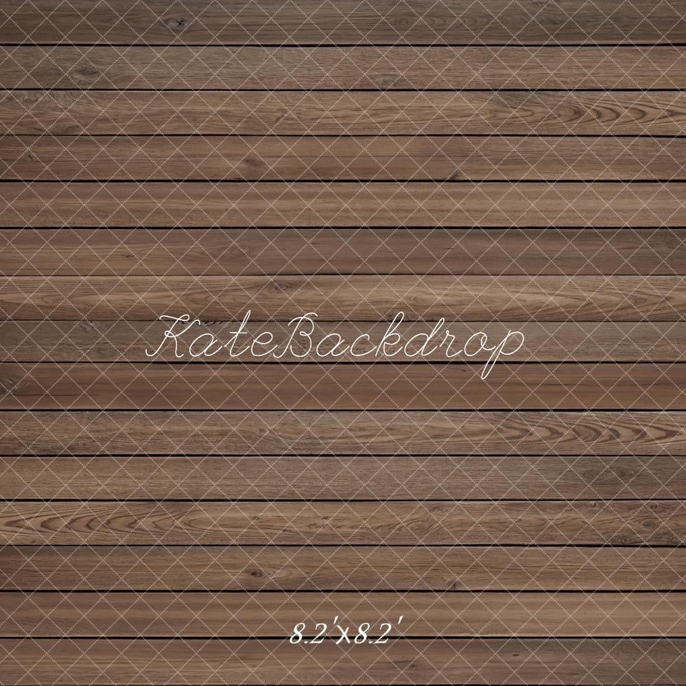 Kate Wood Plank Texture Brown Backdrop Designed by GQ - Kate Backdrop AU