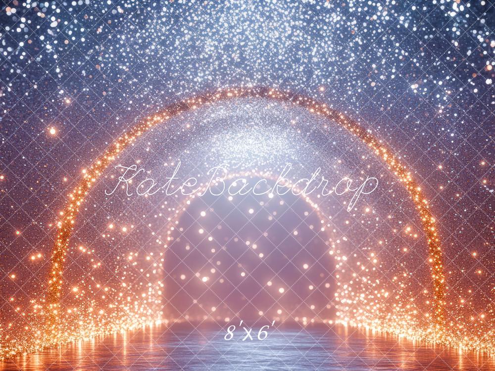 Kate Glitter Arched Lights Sparkle Backdrop Designed by Mini MakeBelieve - Kate Backdrop AU