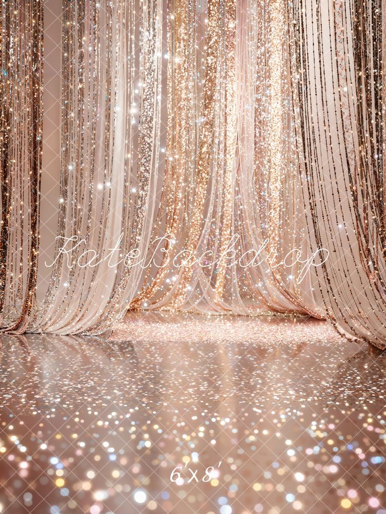 Kate Glitter Curtain Sparkle Floor Backdrop Designed by Chain