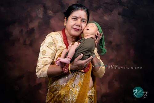 Kate Deep Brown/Light Brown Collapsible Backdrop Photography 5X6.5ft(1.5x2m) - Kate Backdrop AU