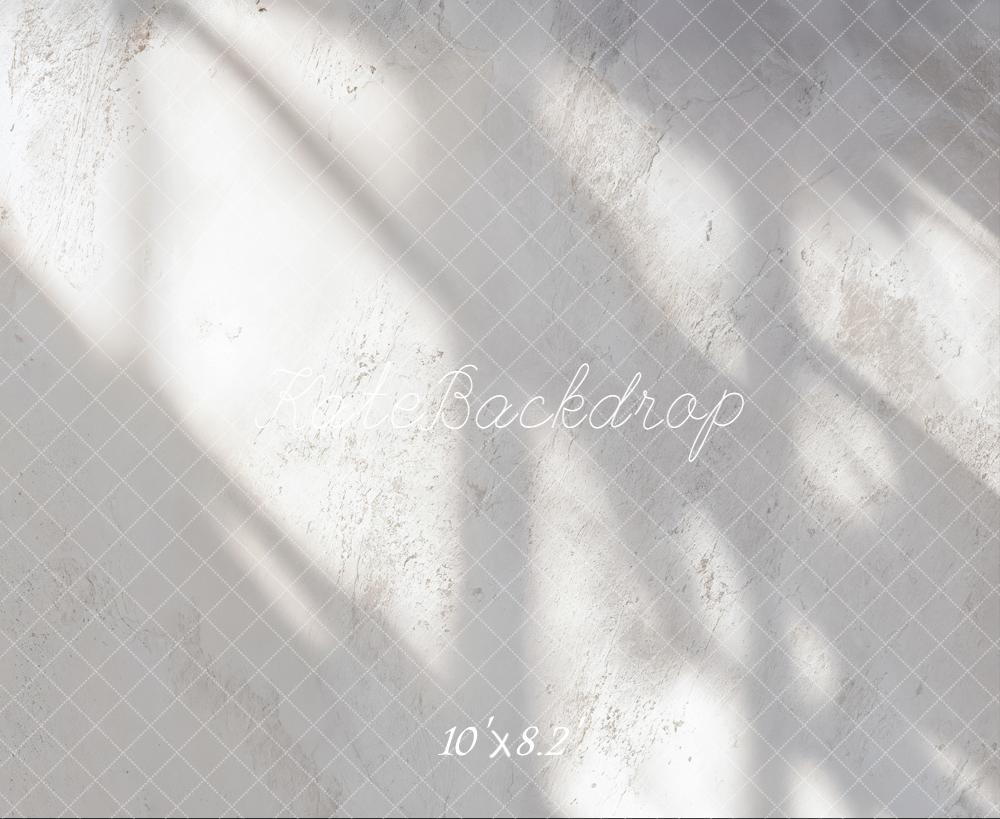 Kate White Retro Wall Light Shadows Fleece Backdrop Designed by Chain