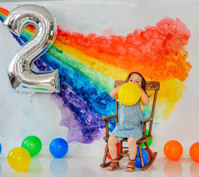 Kate Rainbow Burst Backdrops Designed by Arica Kirby - Kate Backdrop AU
