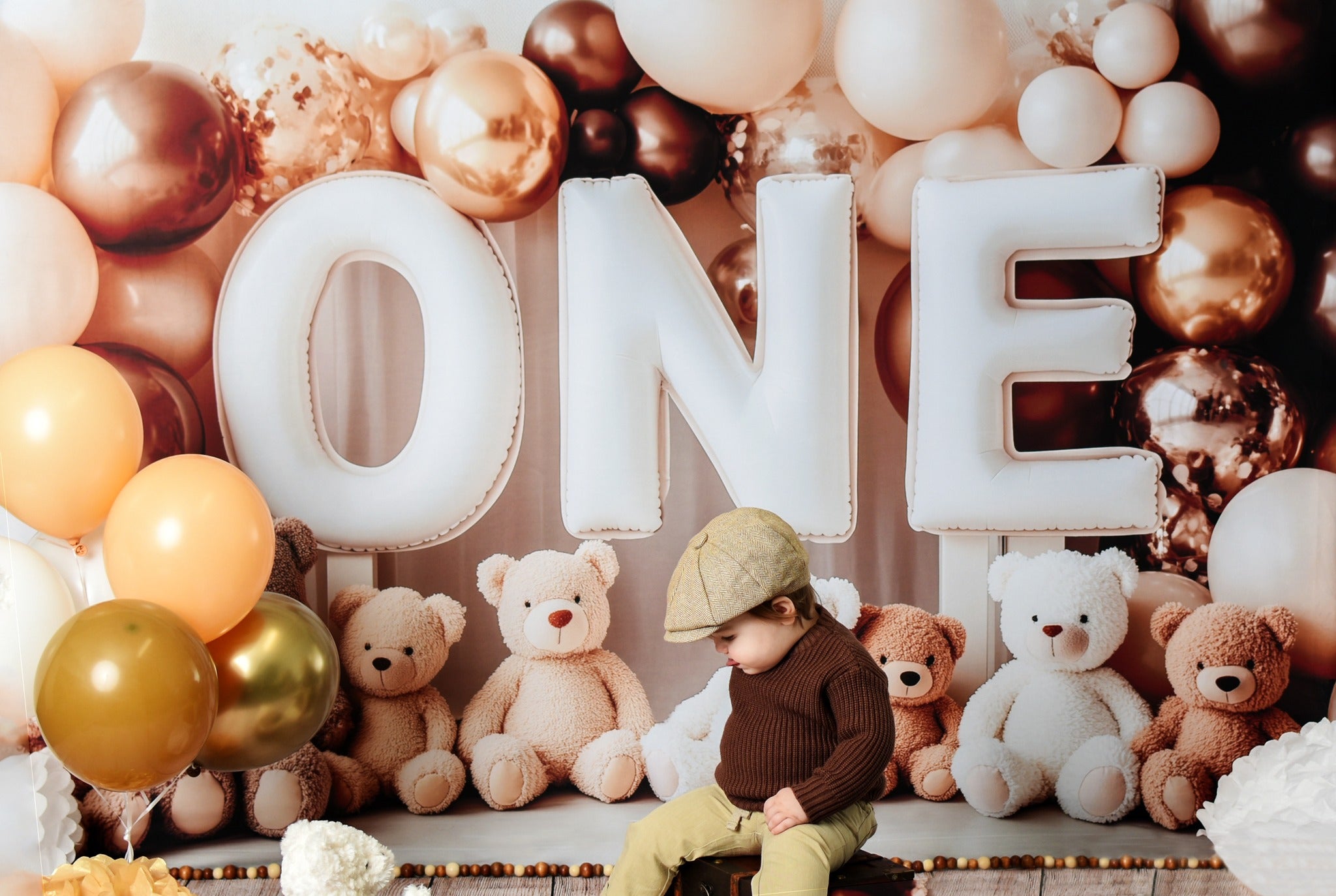 Kate Smash Cake Bears Backdrop Designed by Patty Roberts