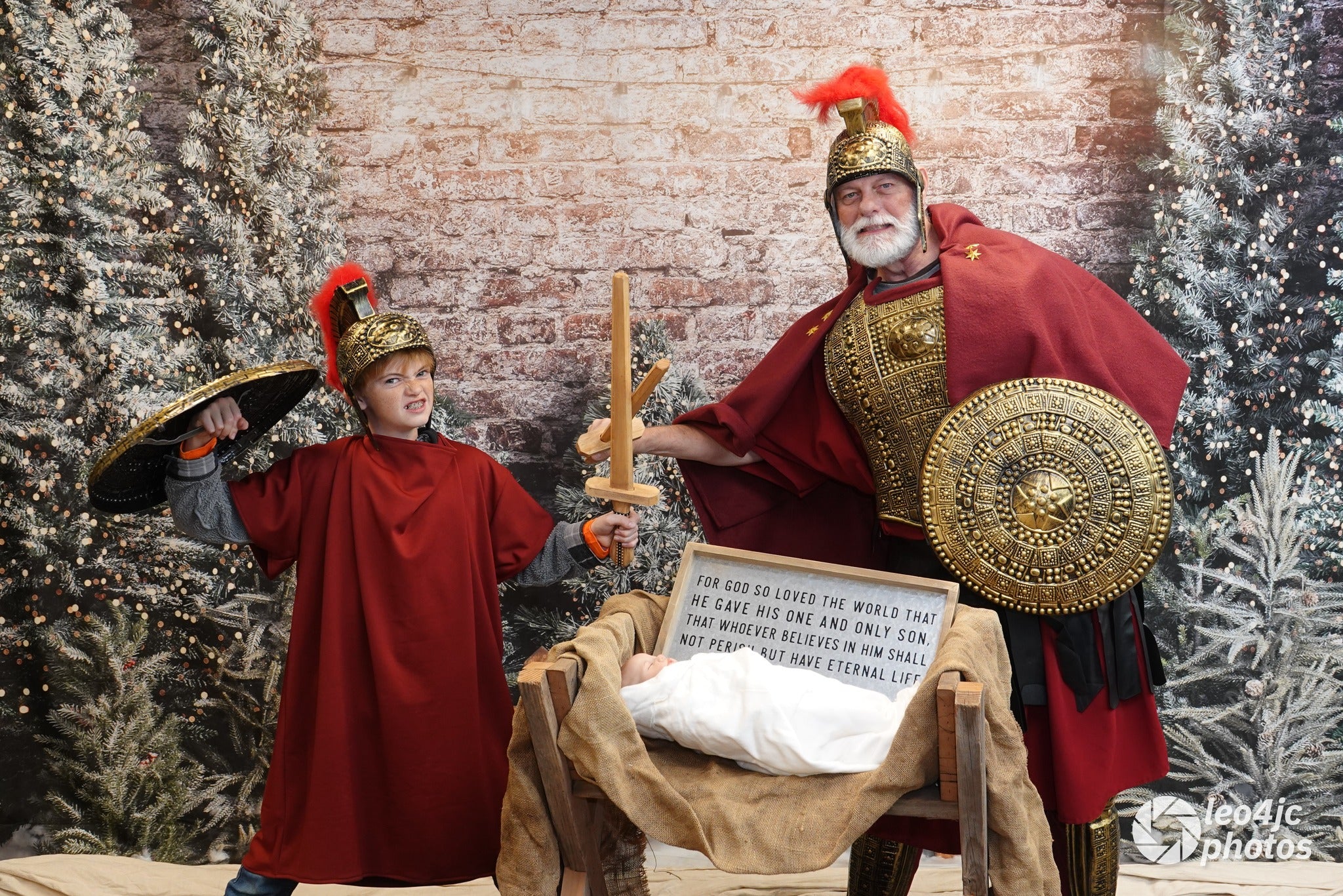 Kate Christmas Outdoor Fence Trees Lights Backdrop Designed by Abbas Studio - Kate Backdrop AU