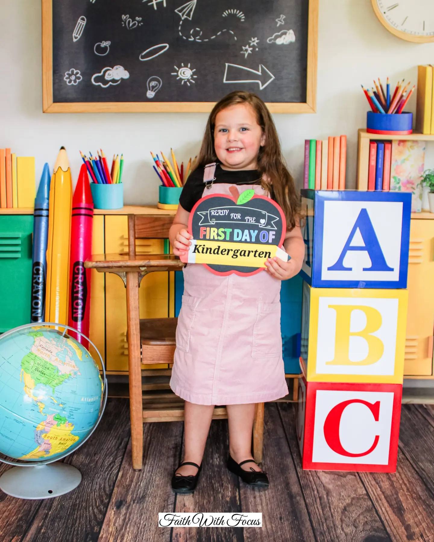 Kate Back to School Colourful Lockers Backdrop Designed by Emetselch - Kate Backdrop AU