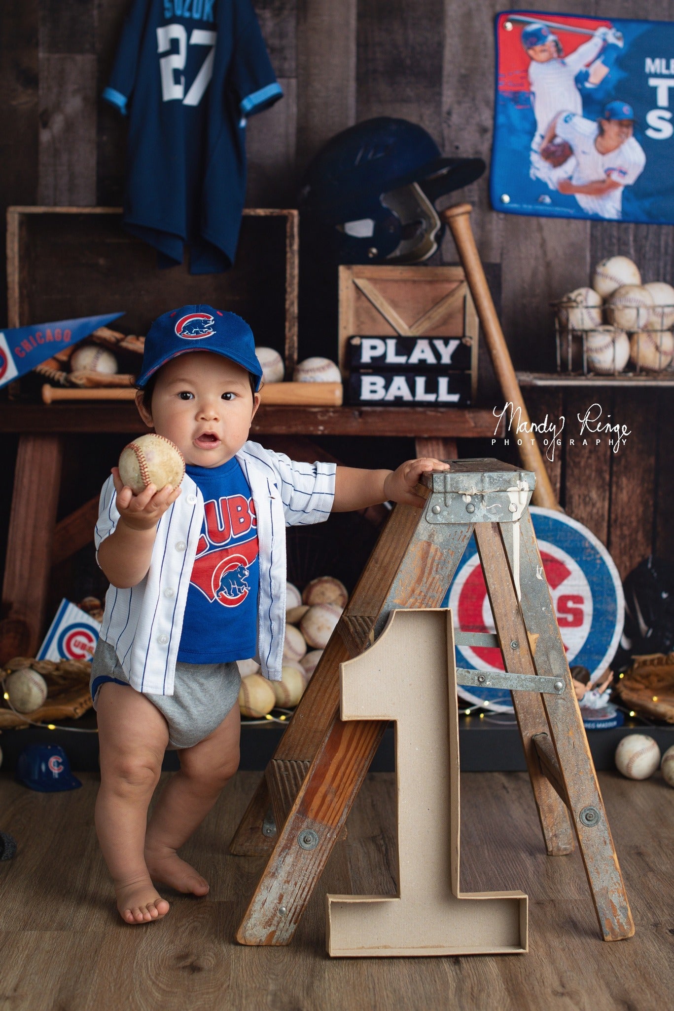 Kate Vintage Baseball Sports Backdrop Designed By Mandy Ringe Photography - Kate Backdrop AU