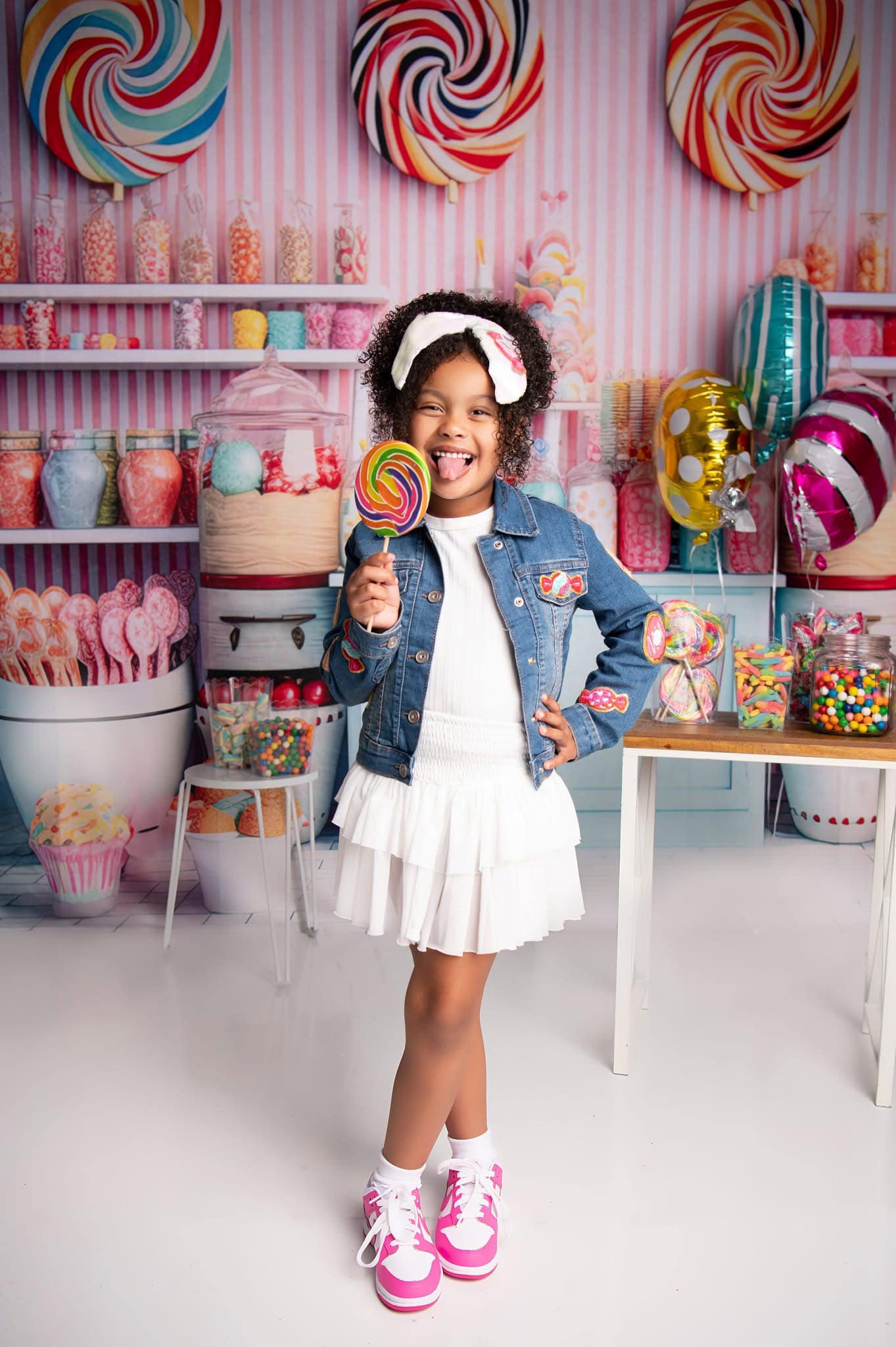 Kate Sweet Shoppe Backdrop Candy Designed by Angela Marie Photography - Kate Backdrop AU
