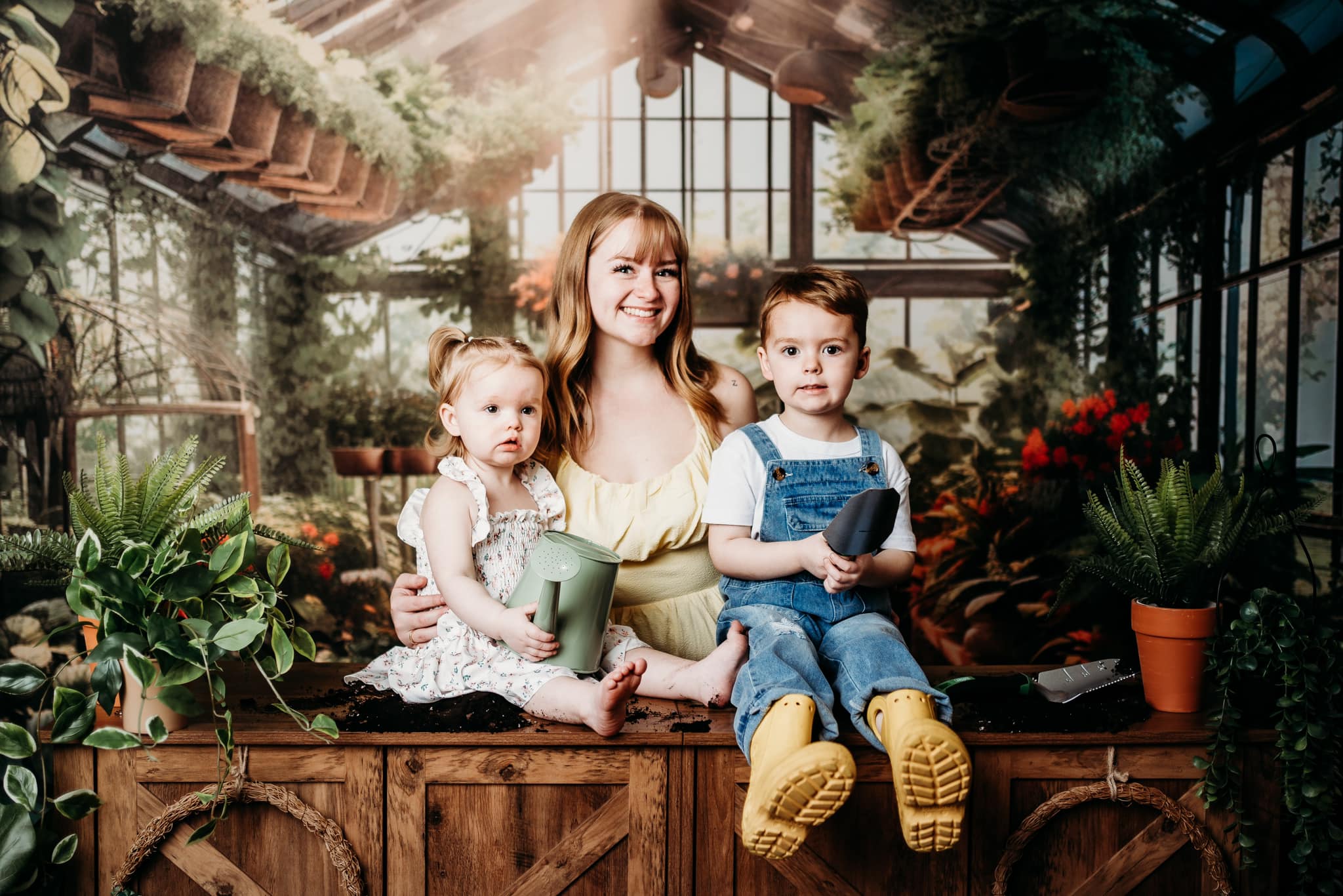 Kate Spring Greenhouse Backdrop Designed by Abbas Studio - Kate Backdrop AU