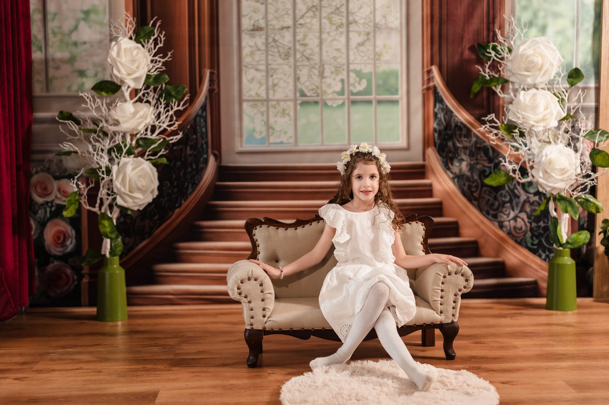 LONSALE Kate Arch Stairs Backdrop Designed by Mini MakeBelieve - Kate Backdrop AU