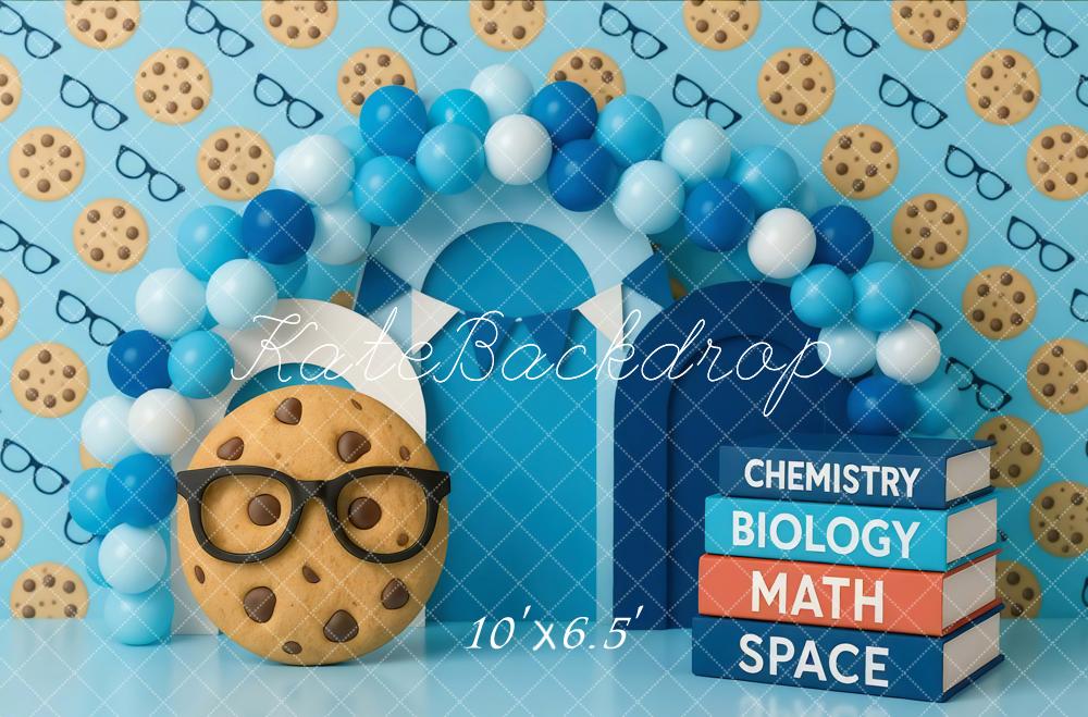 Kate Back to School Cookie Books Backdrop Designed by Mini MakeBelieve - Kate Backdrop AU