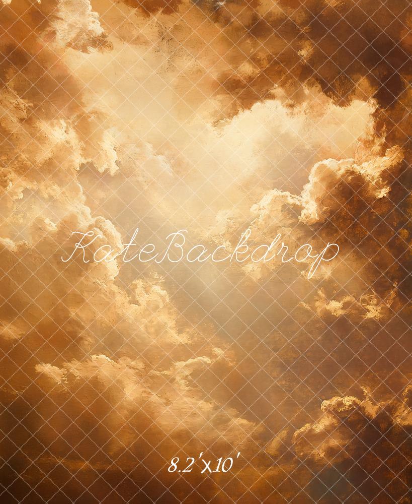 Kate Clouds Light Rays Backdrop Designed by Chain - Kate Backdrop AU
