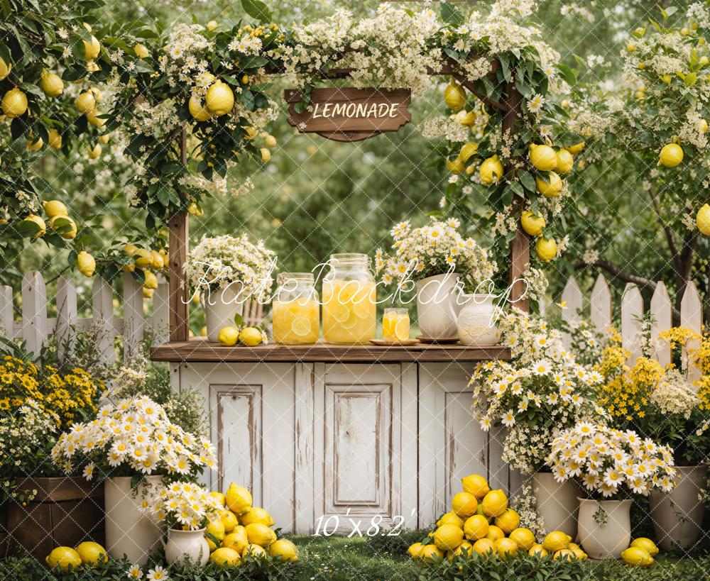 Kate Summer Lemonade Stand Backdrop Designed by Emetselch