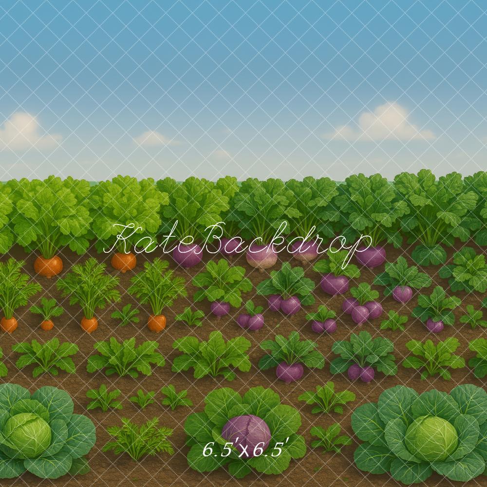 Kate Vegetable Garden Backdrop Designed by Megan Leigh - Kate Backdrop AU
