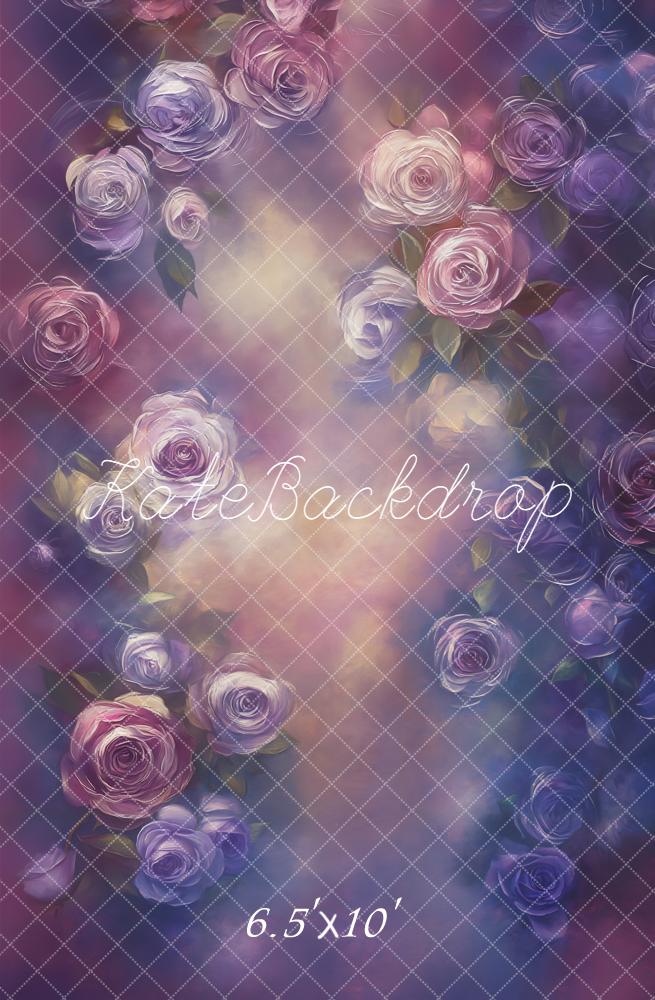 Kate Purple Rose Fine Art Backdrop Designed by Emetselch - Kate Backdrop AU