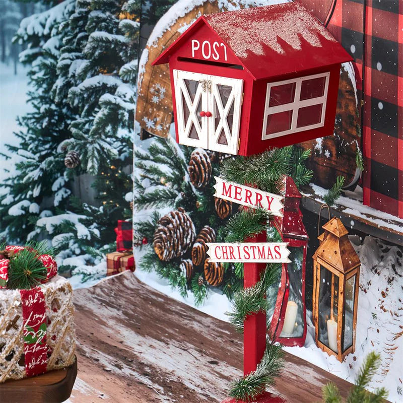 Kate Winter Christmas Tree Truck Gifts Roomset Photo Kit - Kate Backdrop AU