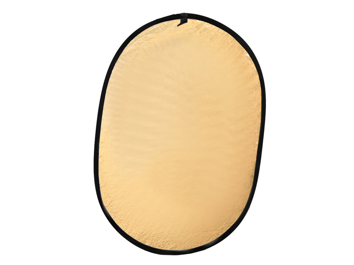 2-In-1 Portable Collapsible Oval Reflector For Studio Multi Photo Disc(Gold/Silver) - Kate Backdrop AU