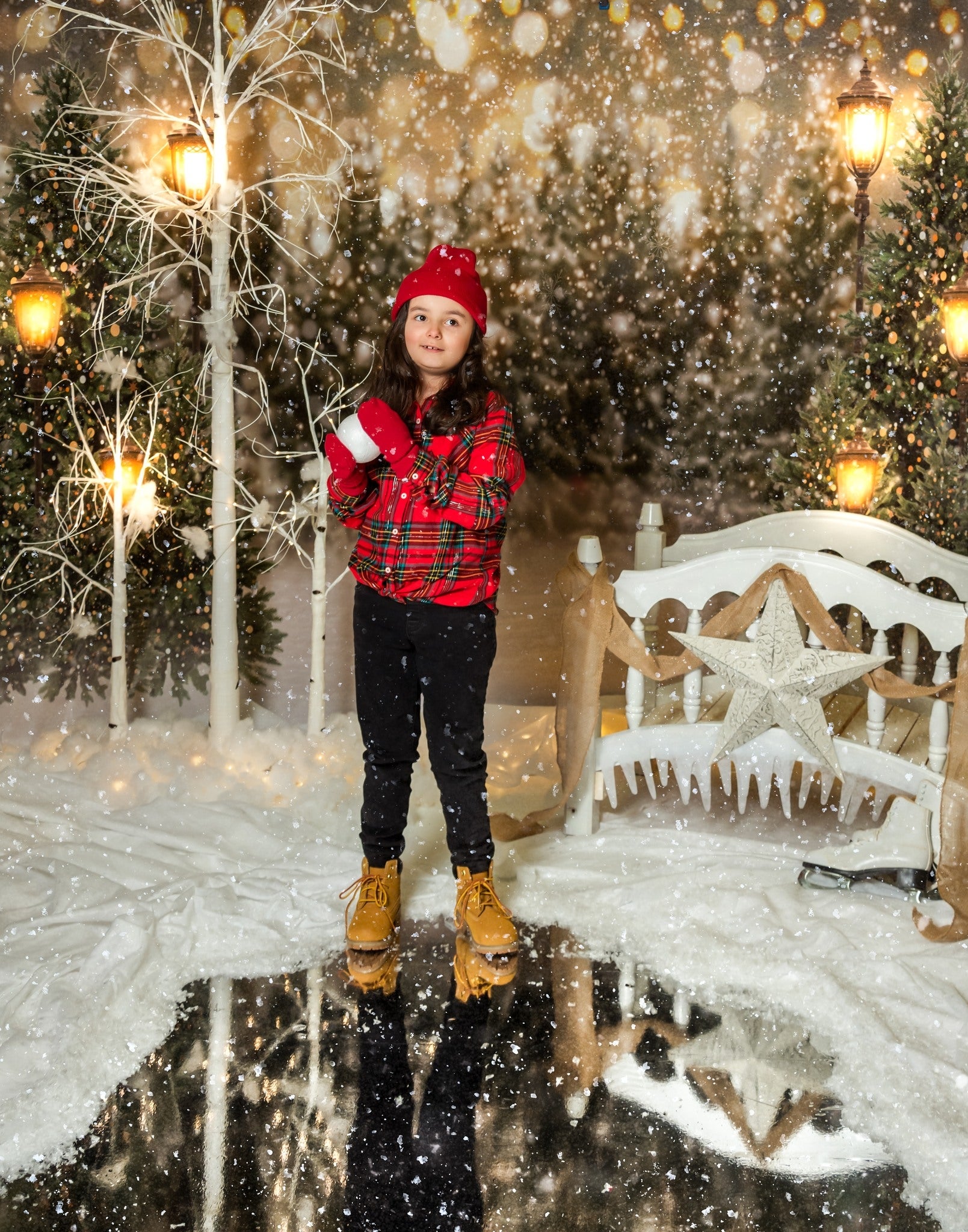 Kate Double-Sided Aisle Runner Mirror Rugs Floor Reflective Gold/Silver Floor for Photography - Kate Backdrop AU