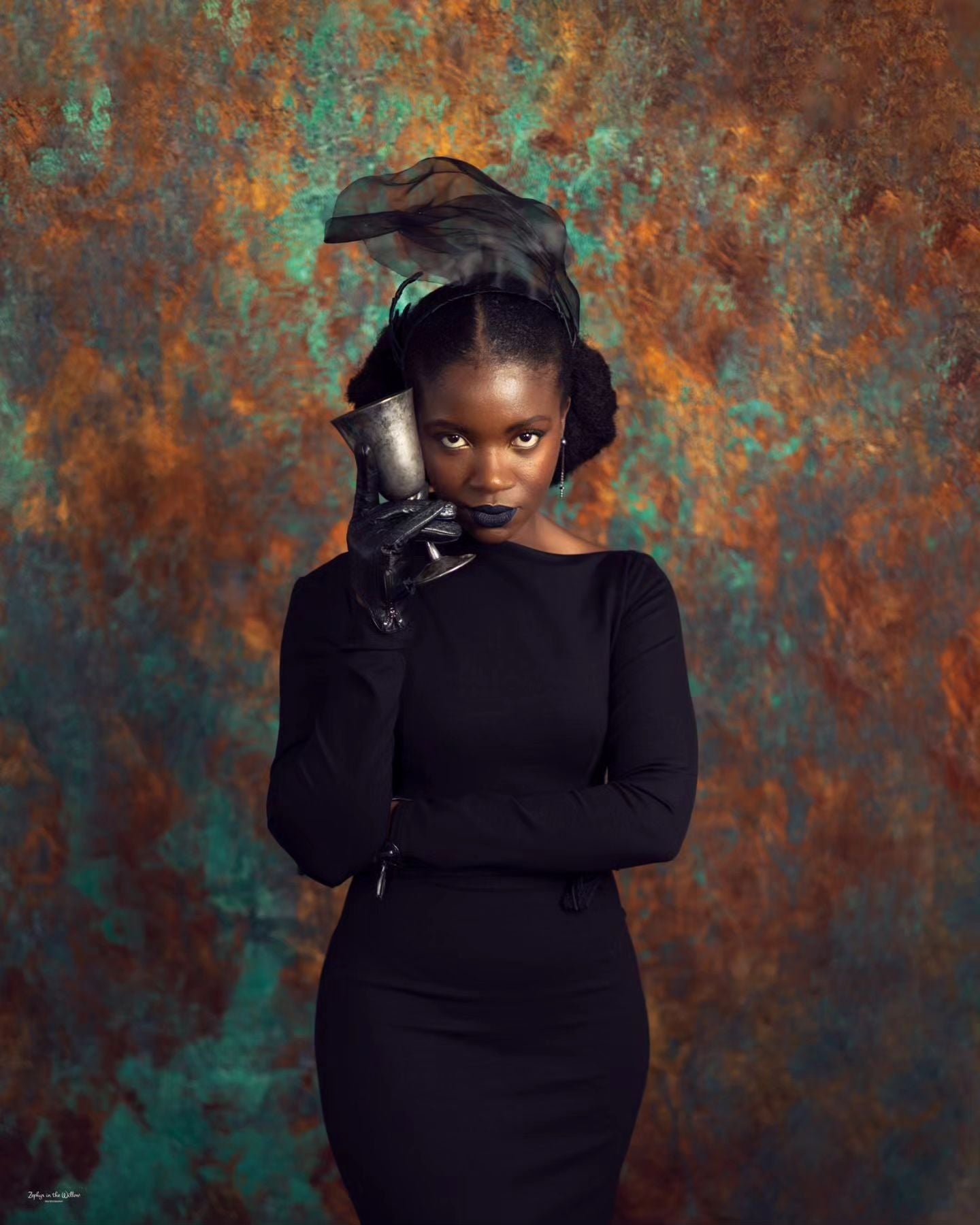 Kate Texture Abstract Steel-gray Lines for Photography - Kate Backdrop AU