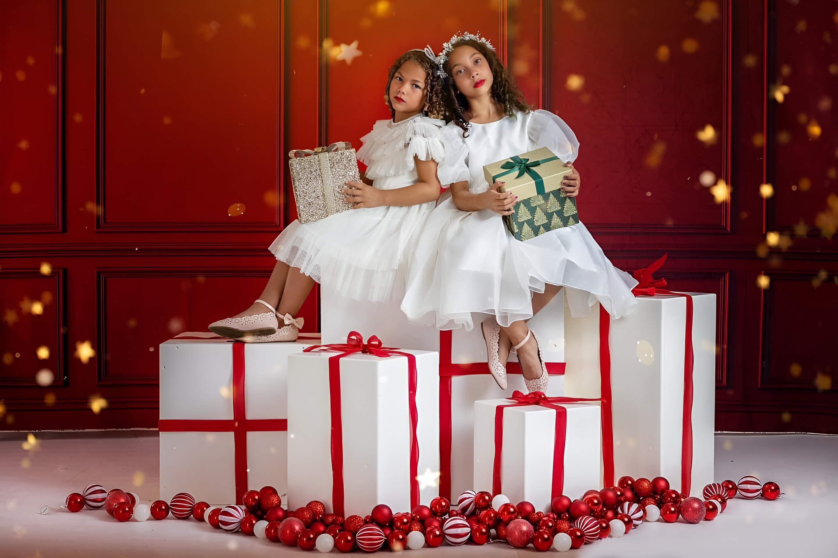 Kate Red Vintage Wall Backdrop for Photography - Kate Backdrop AU