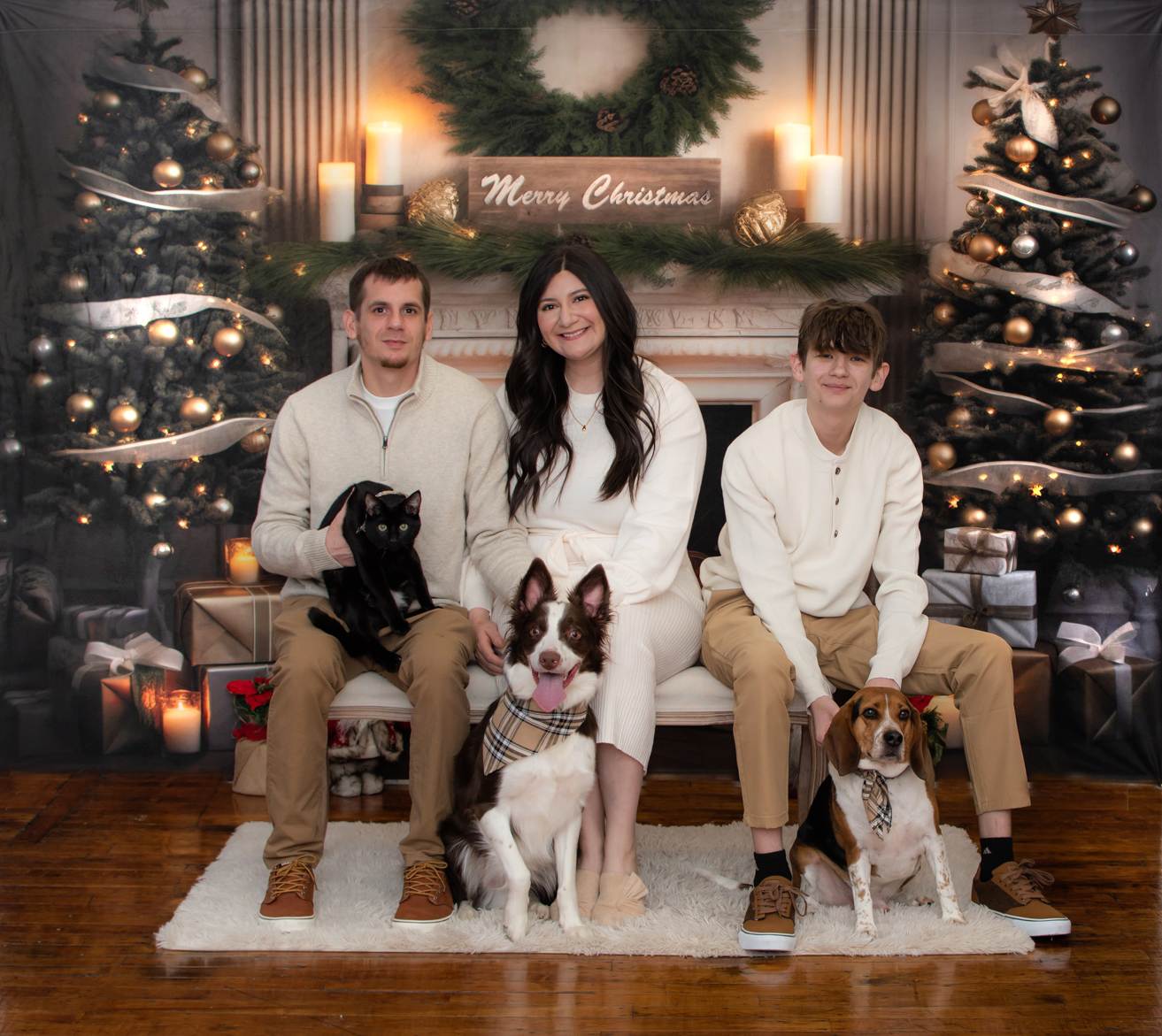 Kate Merry Christmas Fireplace Backdrop Designed by Emetselch - Kate Backdrop AU