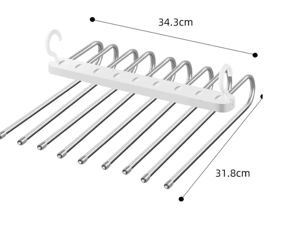 Kate White 9 Layer Stainless Steel Foldable Storage backdrop Stand - Kate Backdrop AU