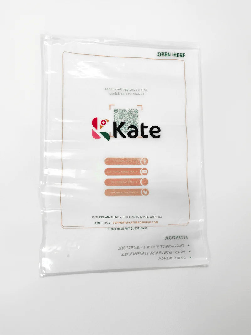 Kate Fabric Backdrop Plastic Seal Bag Packaging Bag - Kate Backdrop AU