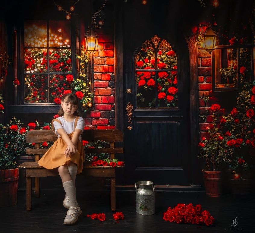 Kate Romantic Rose Garden Backdrop Designed by Emetselch - Kate Backdrop AU