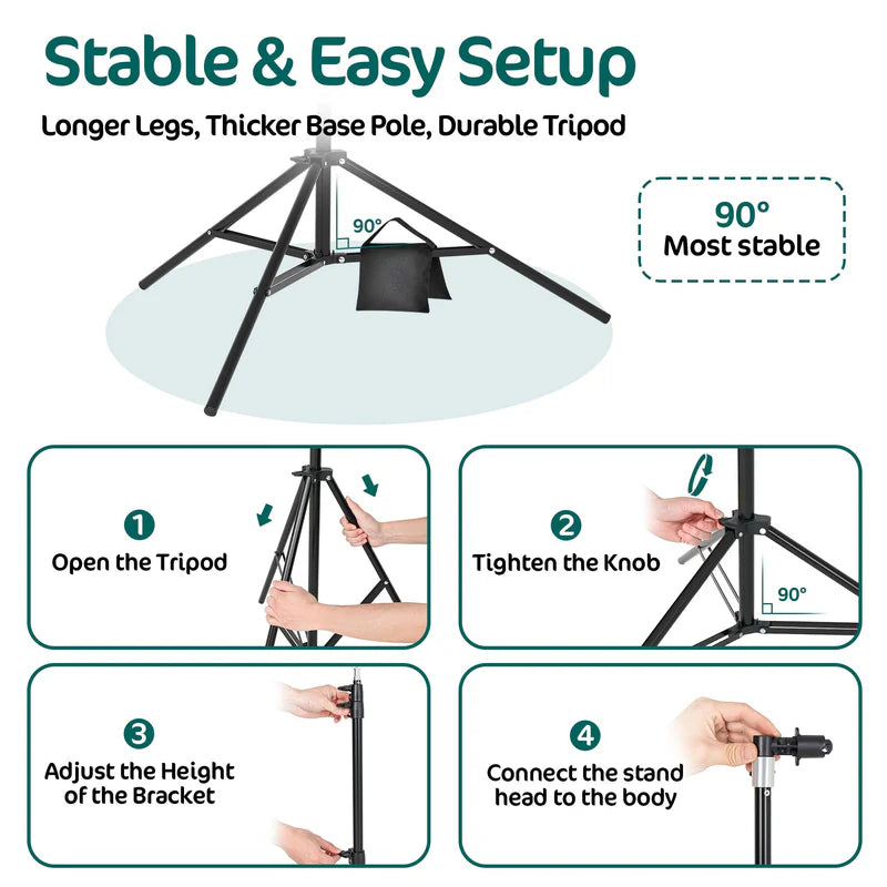 Kate Pop-Up Background Stand Clip Stand Kit for Photo Studios - Kate Backdrop AU