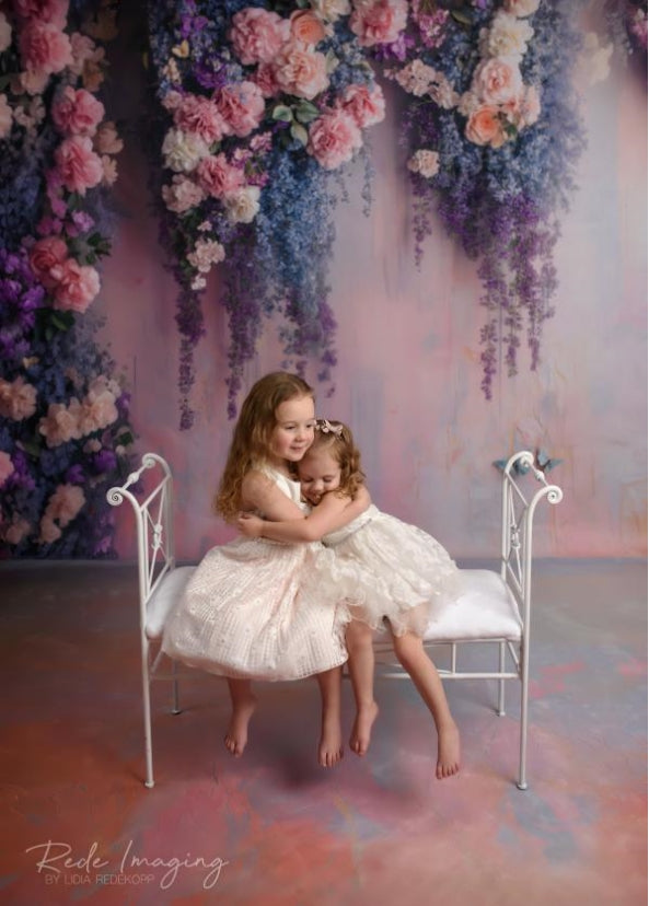 Kate Sweep Romantic Wisteria Bloom Backdrop Spring Designed by Patty Roberts - Kate Backdrop AU