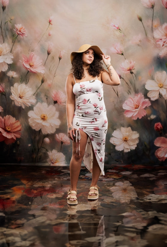 LONSALE Kate Spring Fine Art Floral Pastel Backdrop Designed by Emetselch - Kate Backdrop AU